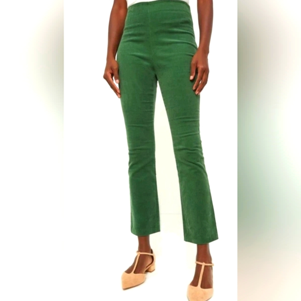 Tuckernuck Forest Green High-Waist Corduroy Pants